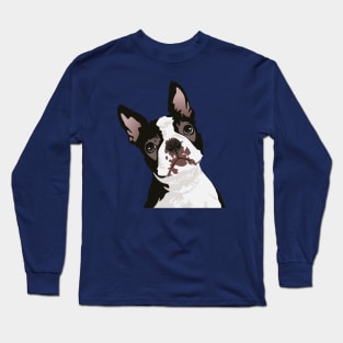 Cute Boston Terrier Dog for Boston Terrier Owner Long Sleeve T-Shirt